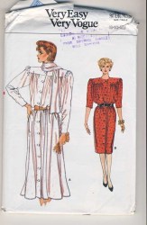 9741 VOG SO EZ SS-LS BLOUSON STRT=FLARE DRESS PATTERN 8-12